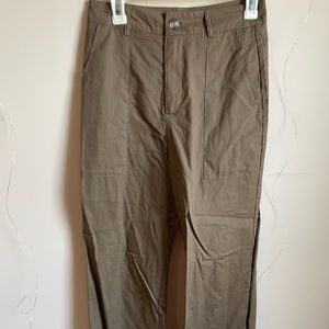 Brown Straight Leg Pants